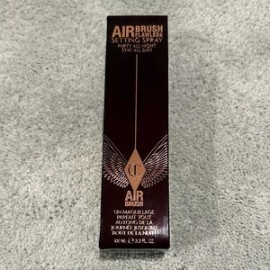 Charlotte Tilbury Airbrush Flawless Setting Spray in Brown and Gold